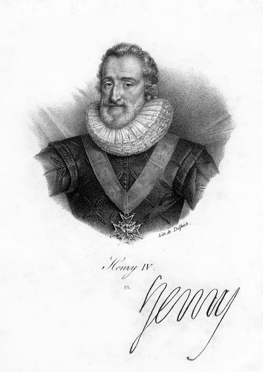Henryk IV z Francji, 1553-1610. autorstwa Delpech