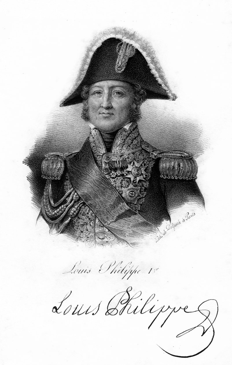 Ludwik Filip I, król Francji, XIX w. autorstwa Delpech