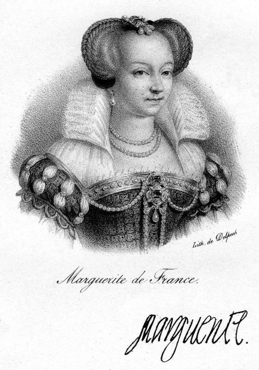 Małgorzata z Francji. autorstwa Delpech