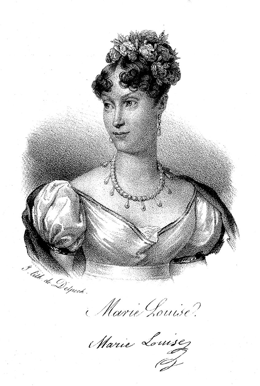 Marie-Louise, Cesarzowa Francuzów, c1830 autorstwa Delpech