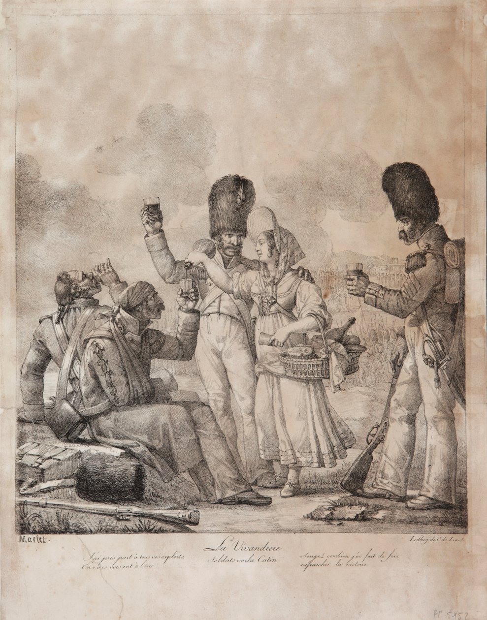 Vivandière autorstwa Denis Auguste Marie Raffet