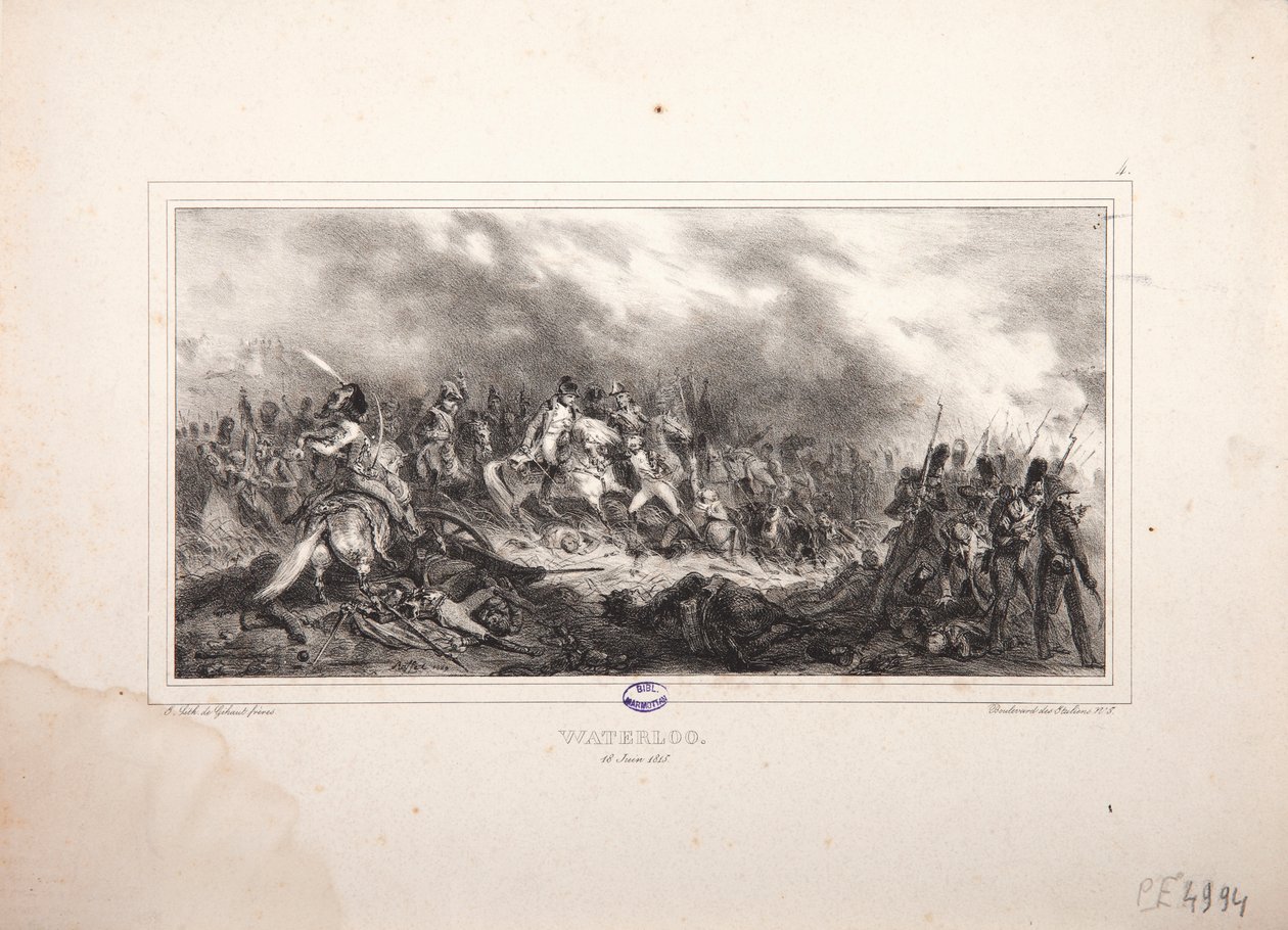 Waterloo, 18 czerwca 1815 autorstwa Denis Auguste Marie Raffet