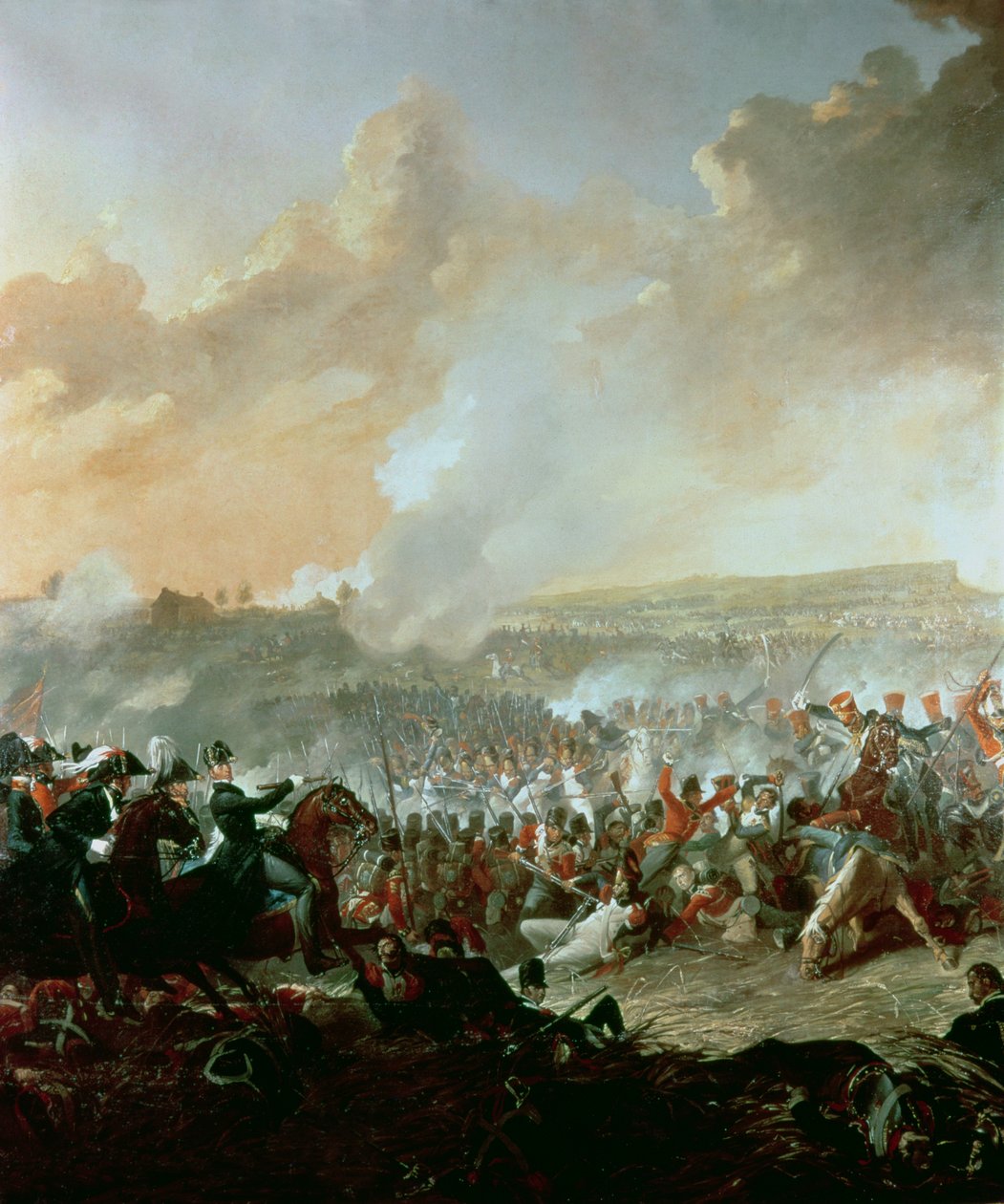 Bitwa pod Waterloo, 18 czerwca 1815 (szczegóły 209202) autorstwa Denis Dighton