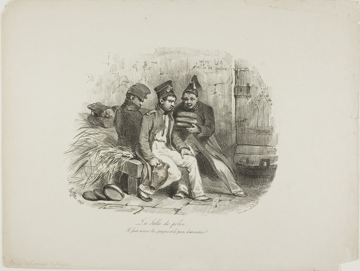 Więzienie wojskowe autorstwa Denis Auguste Marie Raffet