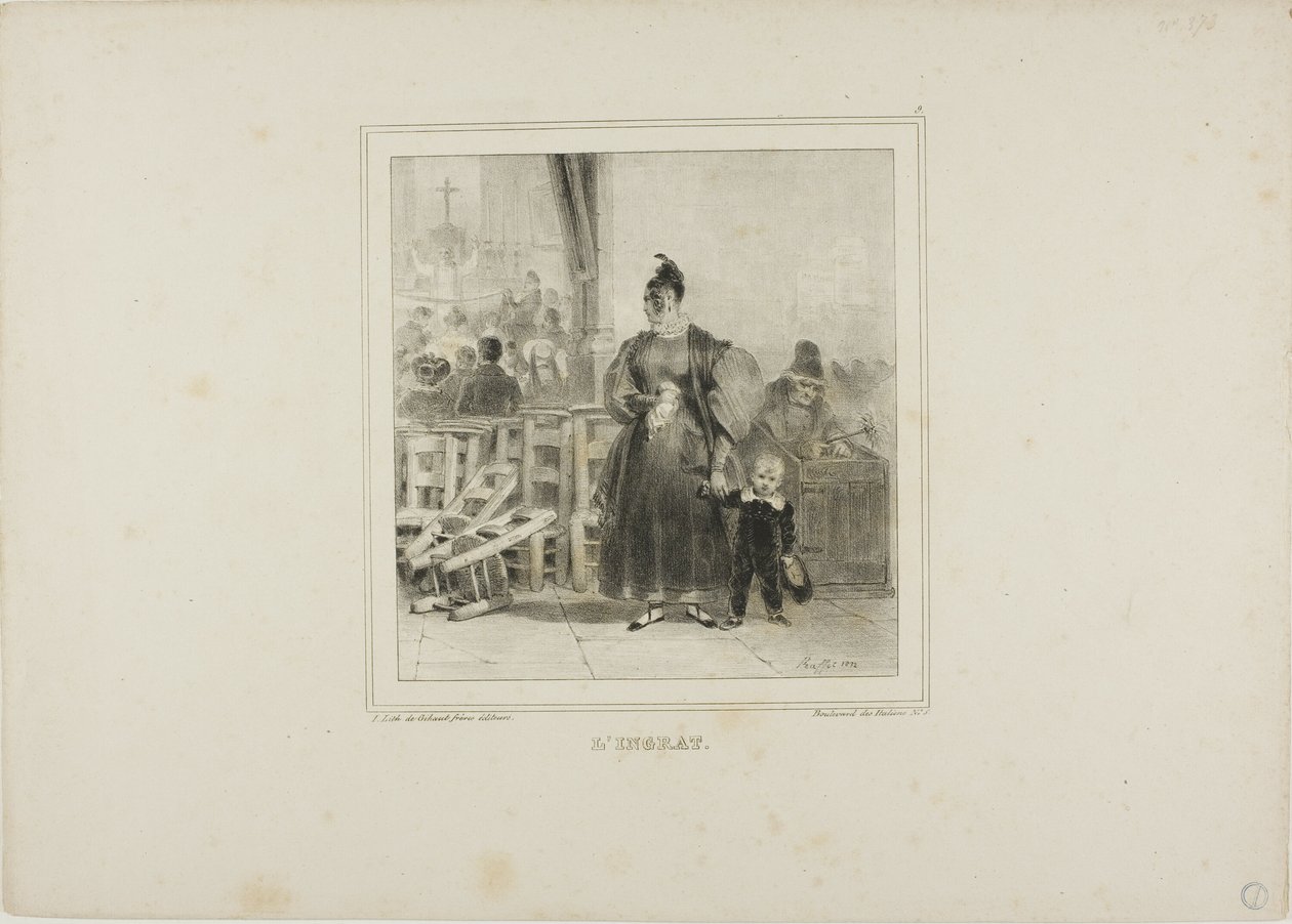 Niewdzięcznik autorstwa Denis Auguste Marie Raffet