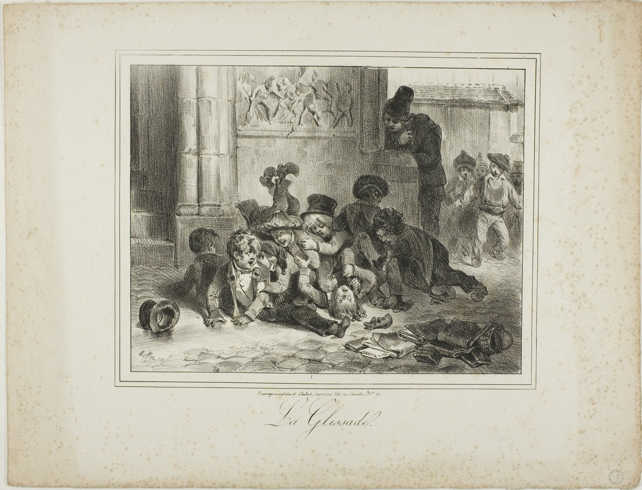 The Slide autorstwa Denis Auguste Marie Raffet