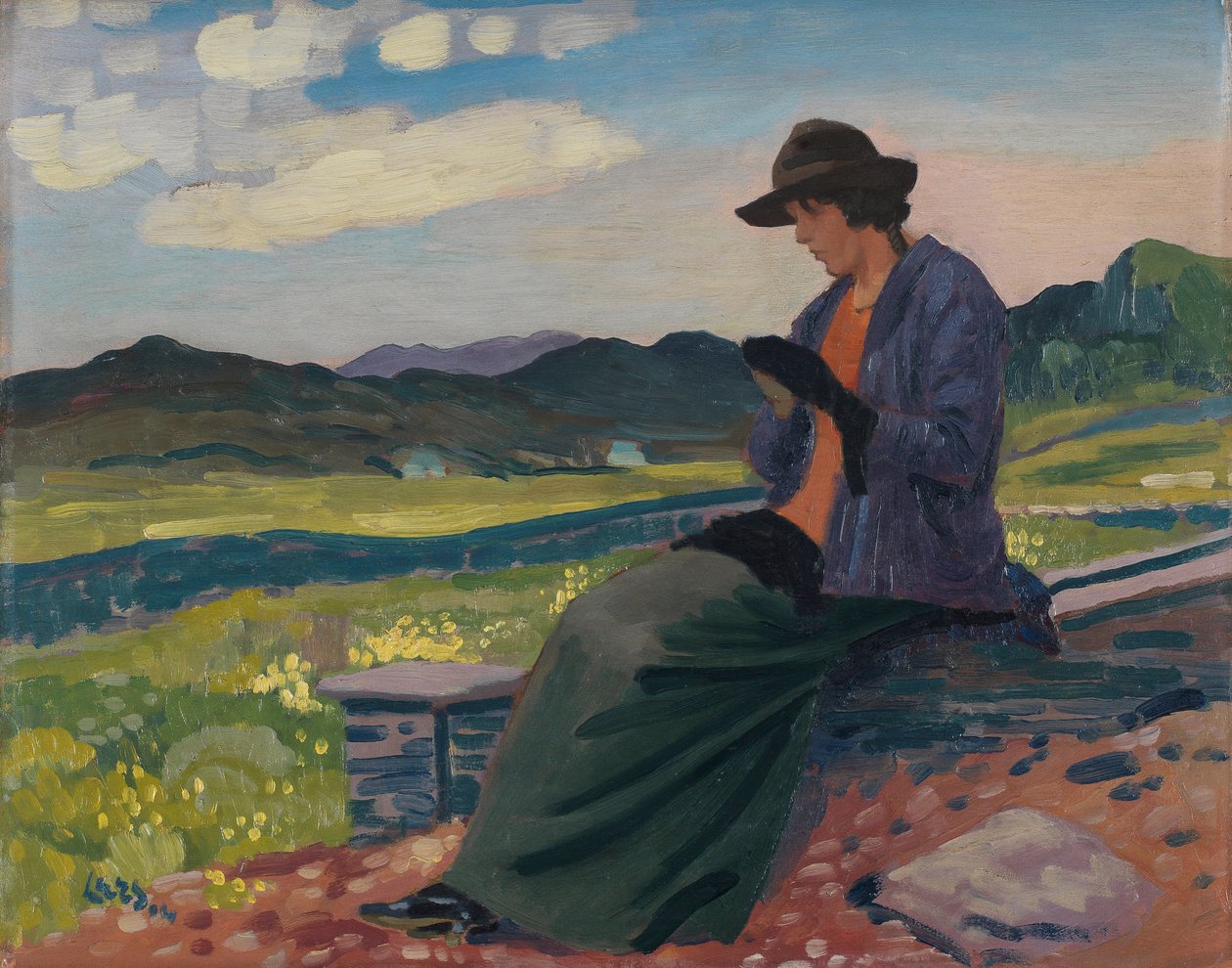 Lyndra w Walii, 1910-14 autorstwa Derwent Lees