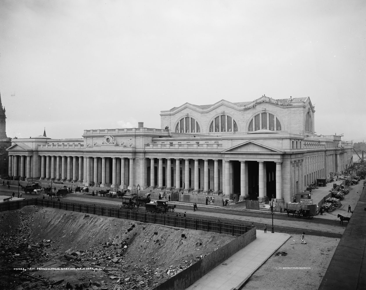 Stacja New Pennsylvania, Nowy Jork, NY, c.1904-20 autorstwa Detroit Publishing Co.
