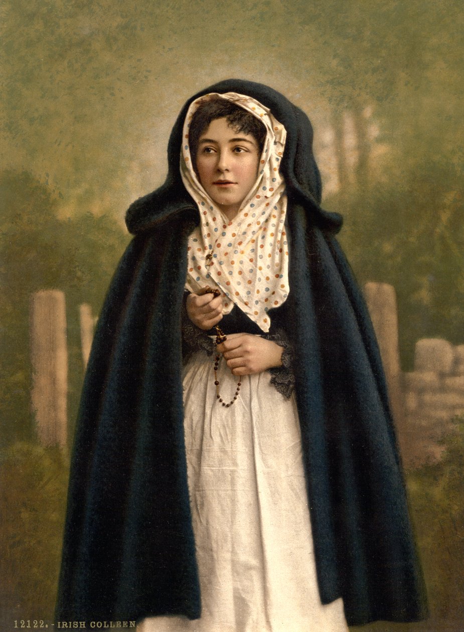 Irlandzka Colleen, 1890 autorstwa Detroit Photographic Co.