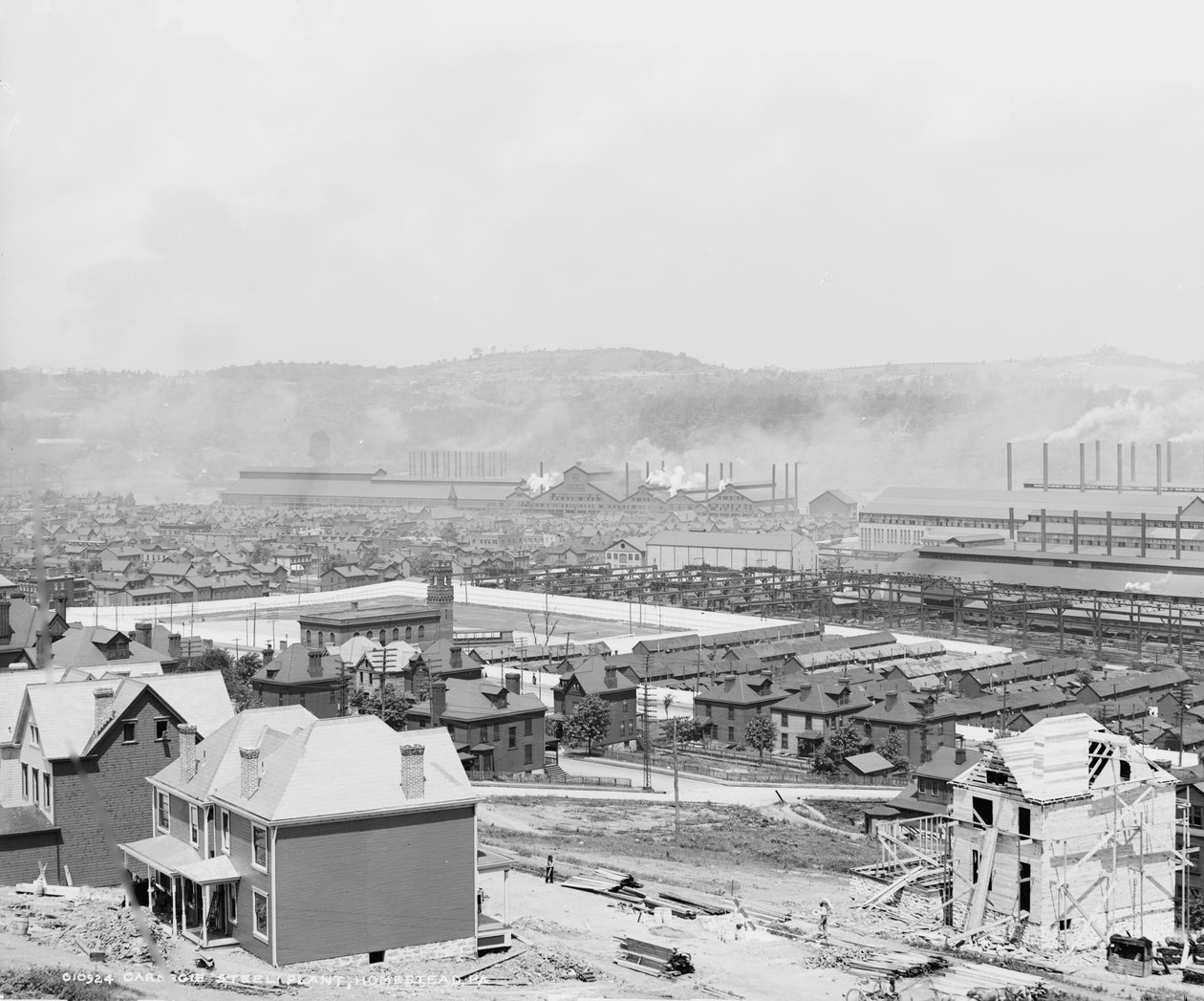 Carnegie Steel Plant, Homestead, Pensylwania, ok. 1905 autorstwa Detroit Publishing Co.