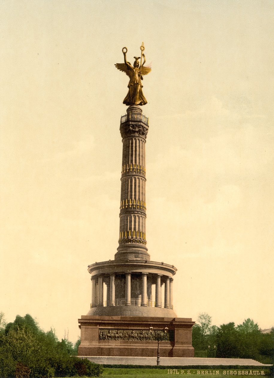 Kolumna Triumfalna, Berlin, Niemcy, ok. 1900 autorstwa Detroit Publishing Co.