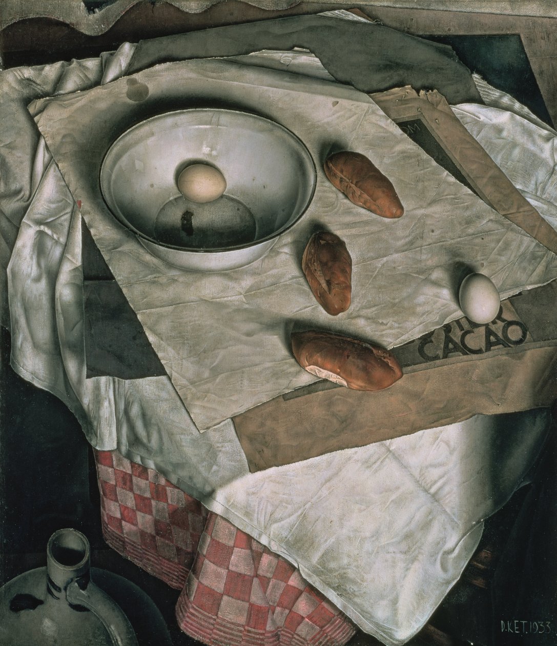 Trzy bułki, 1933 autorstwa Dick Ket
