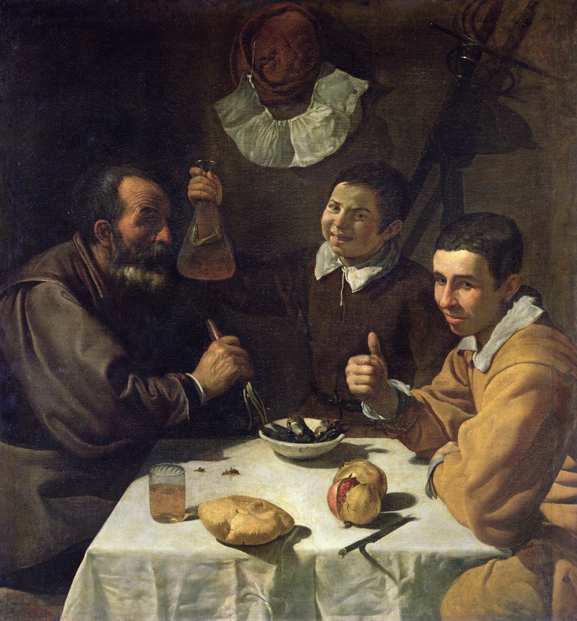 Obiad, ok. 1617 autorstwa Diego Velázquez