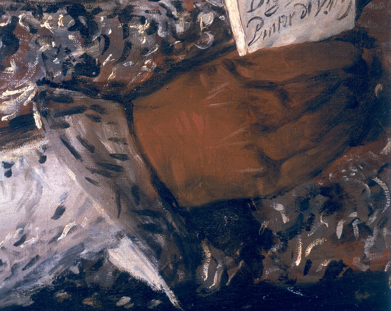 Portret Filipa IV (1605-65) Hiszpanii w kolorze brązowym i srebrnym (detal z 30755) c.1631-32 autorstwa Diego Velázquez
