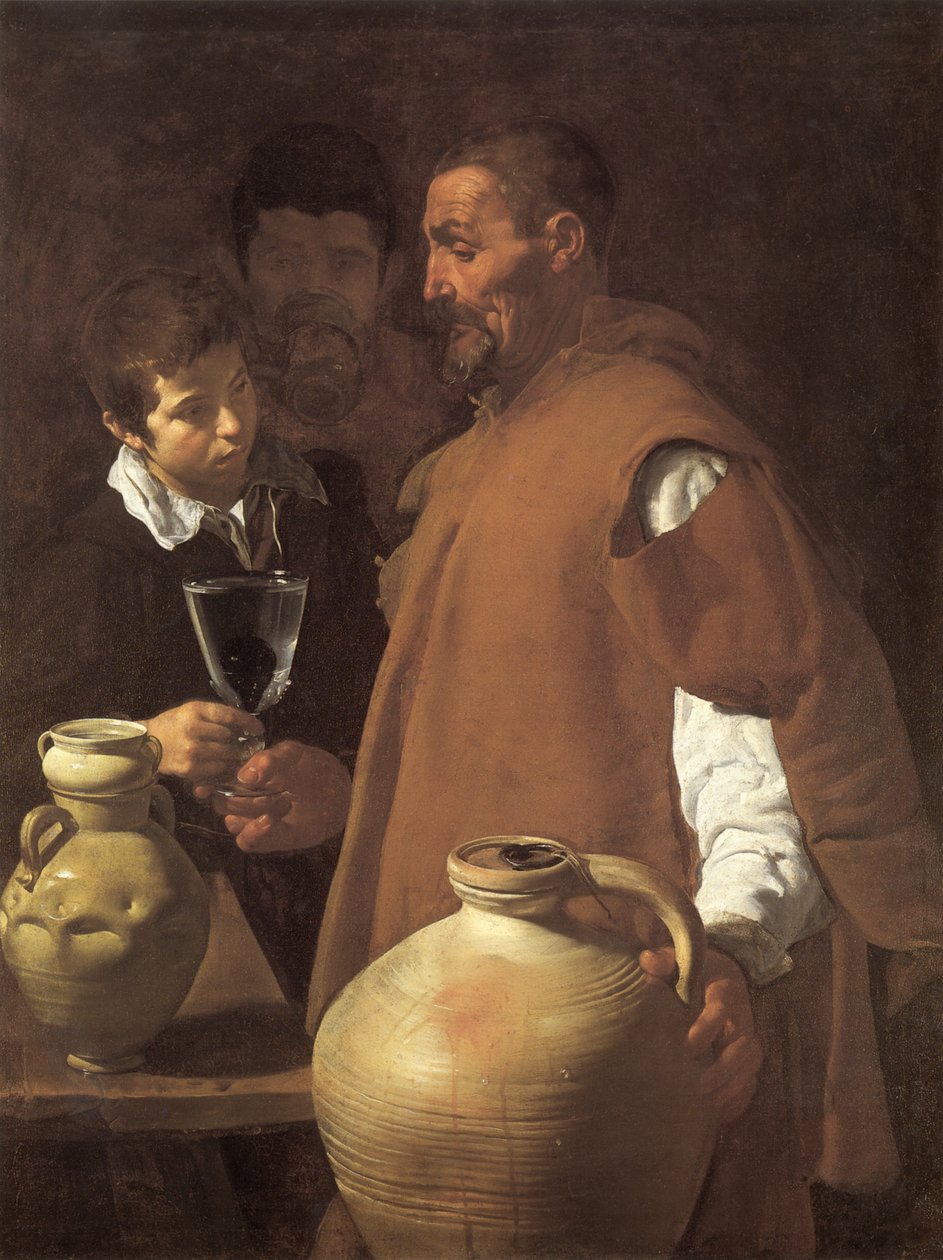 Przewoźnik wodny z Sewilli autorstwa Diego Velázquez