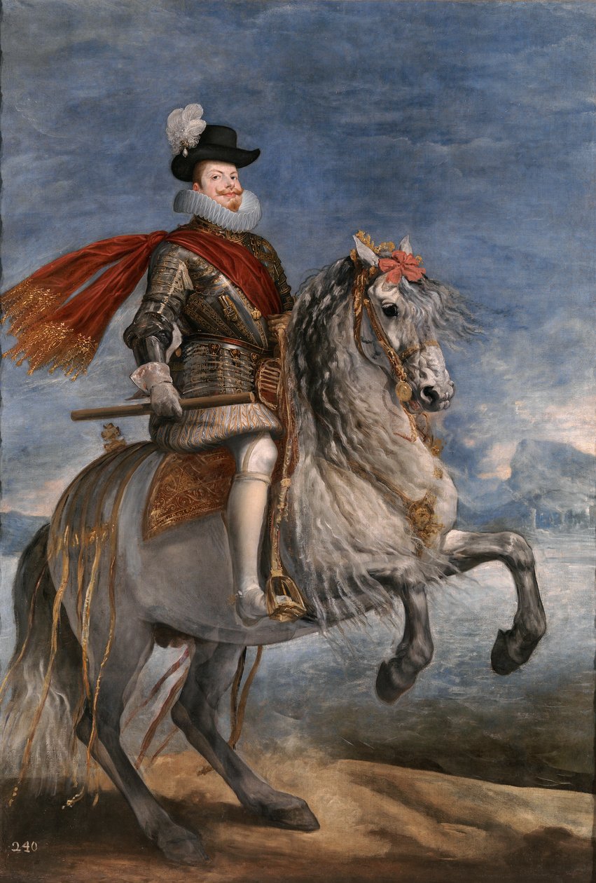 Filip III na koniu autorstwa Diego Velázquez