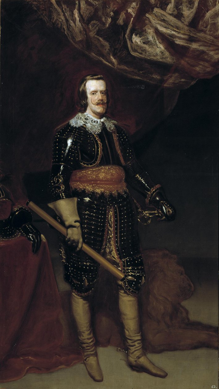 Filip IV z lwem autorstwa Diego Velázquez
