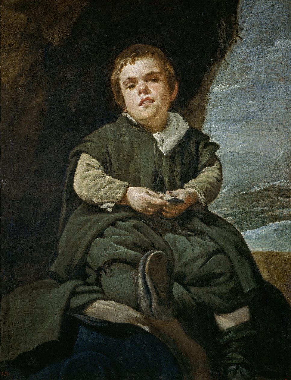 Francisco Lezcano, dziecko Vallecas autorstwa Diego Velázquez