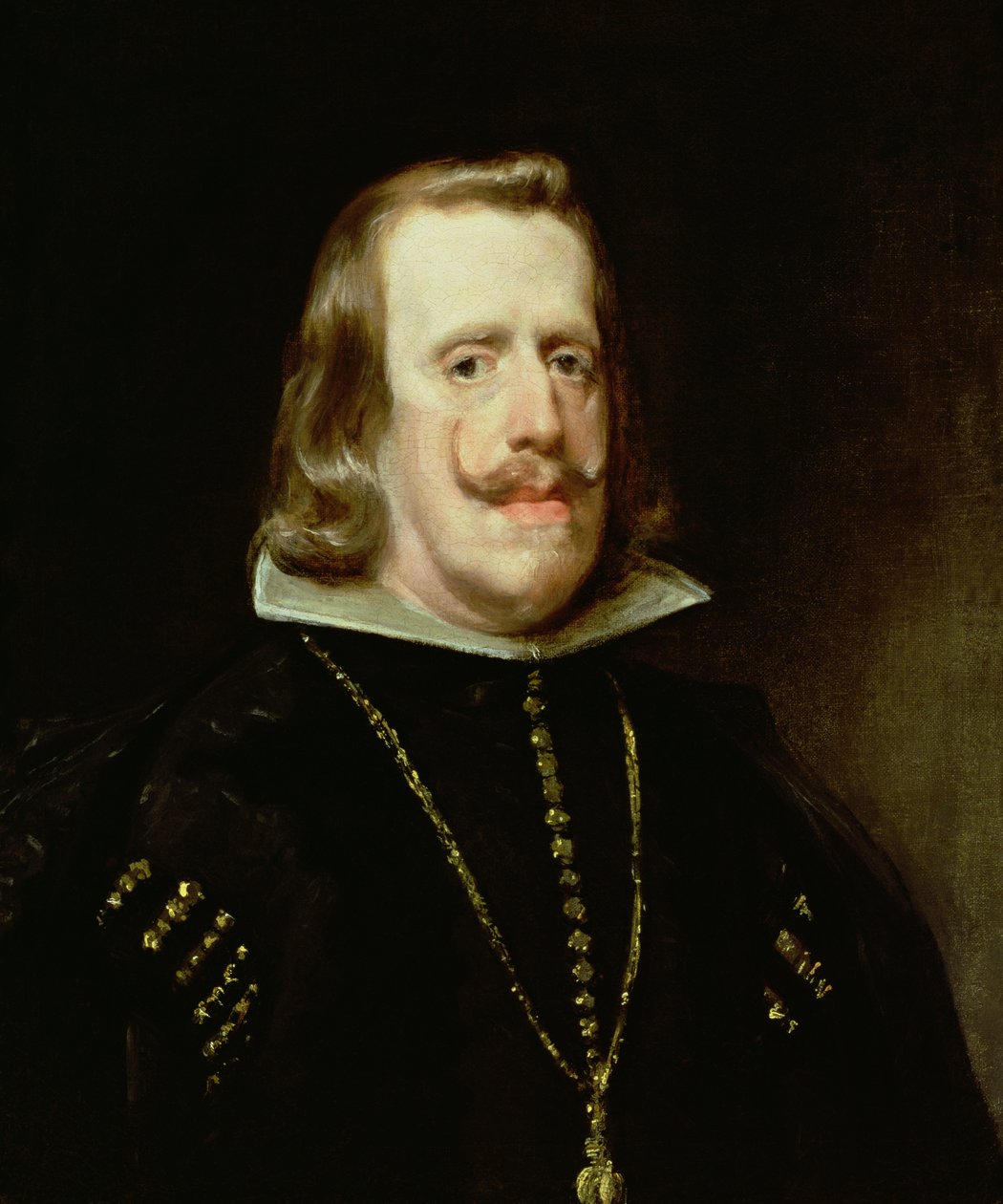 Filip IV (1605-65) z Hiszpanii, c.1656 autorstwa Diego Velázquez