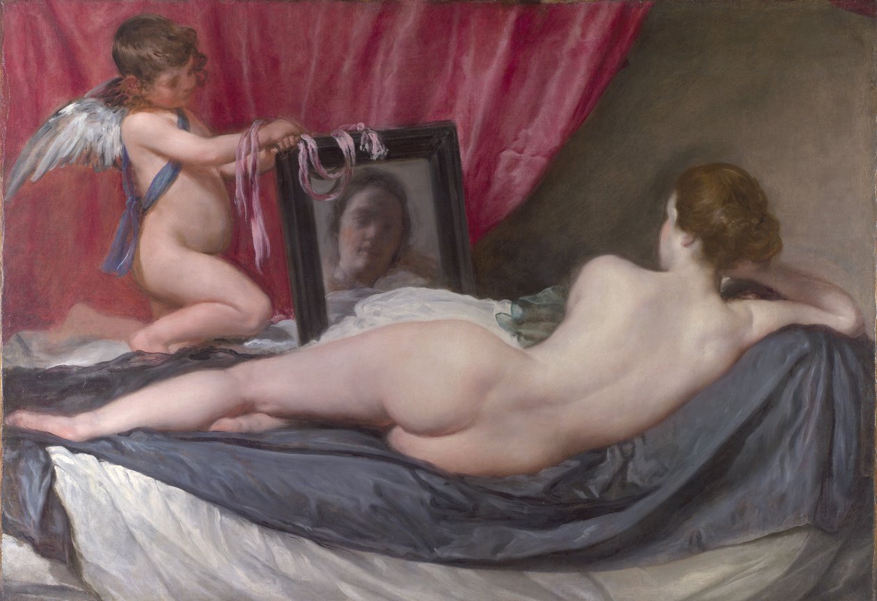 Wenus w swoim lustrze autorstwa Diego Velázquez