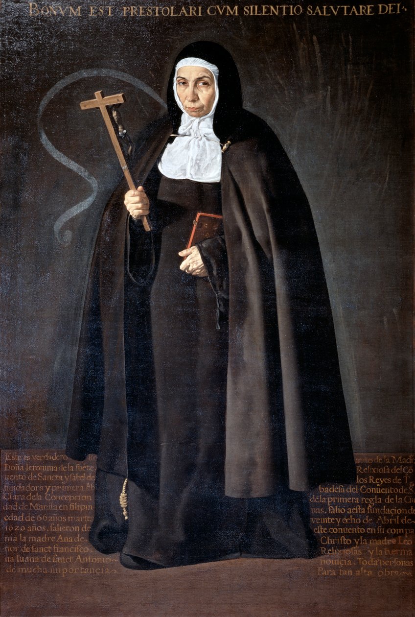 Ksieni Jeronima de la Fuente, 1620. autorstwa Diego Velázquez