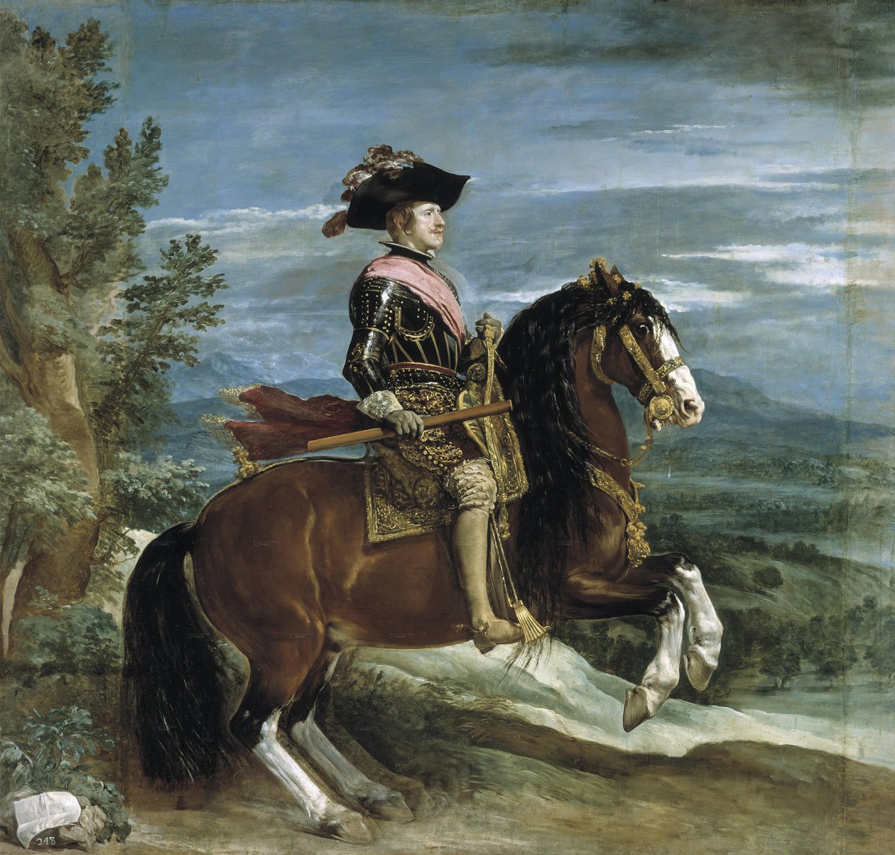 Portret jeździecki Filipa IV autorstwa Diego Velázquez