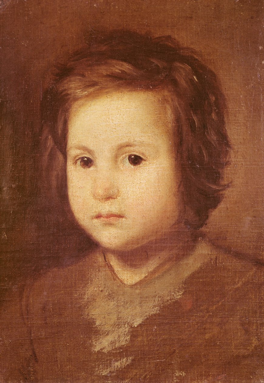 Głowa dziecka, 1650 autorstwa Diego Velázquez