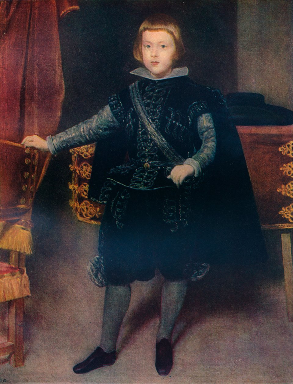 Niemowlę Baltasar Carlos 1629-1646, 1639 c1927 autorstwa Diego Velázquez