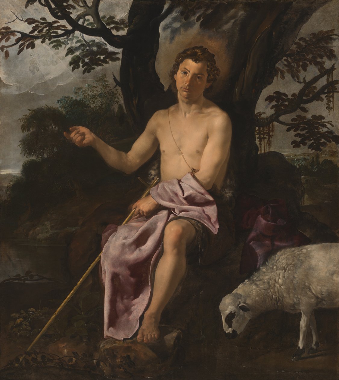 Św. Jan Chrzciciel na pustkowiu autorstwa Diego Velázquez
