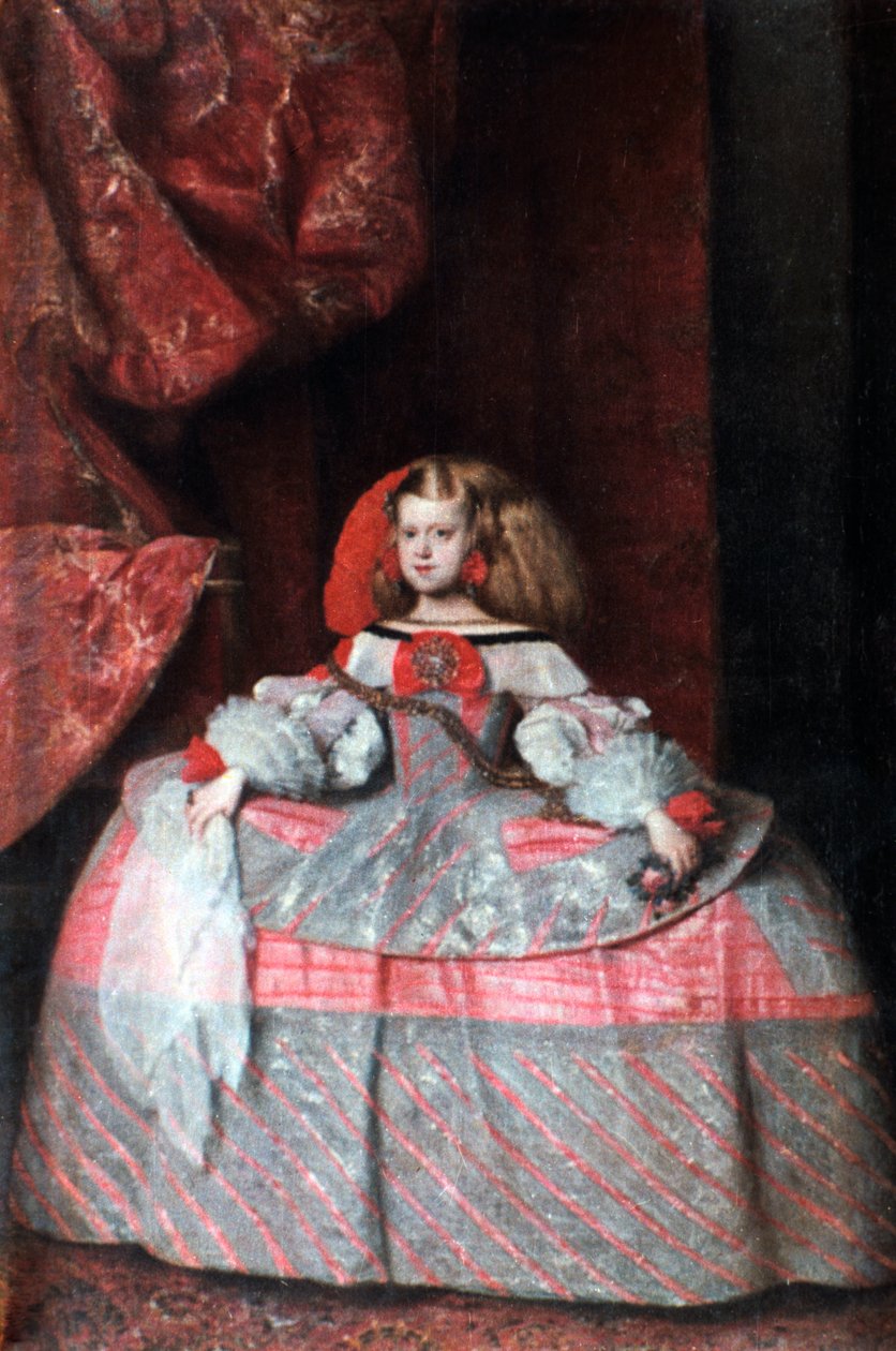Infantka Don Margarita z Austrii, ok. 1660. autorstwa Diego Velázquez