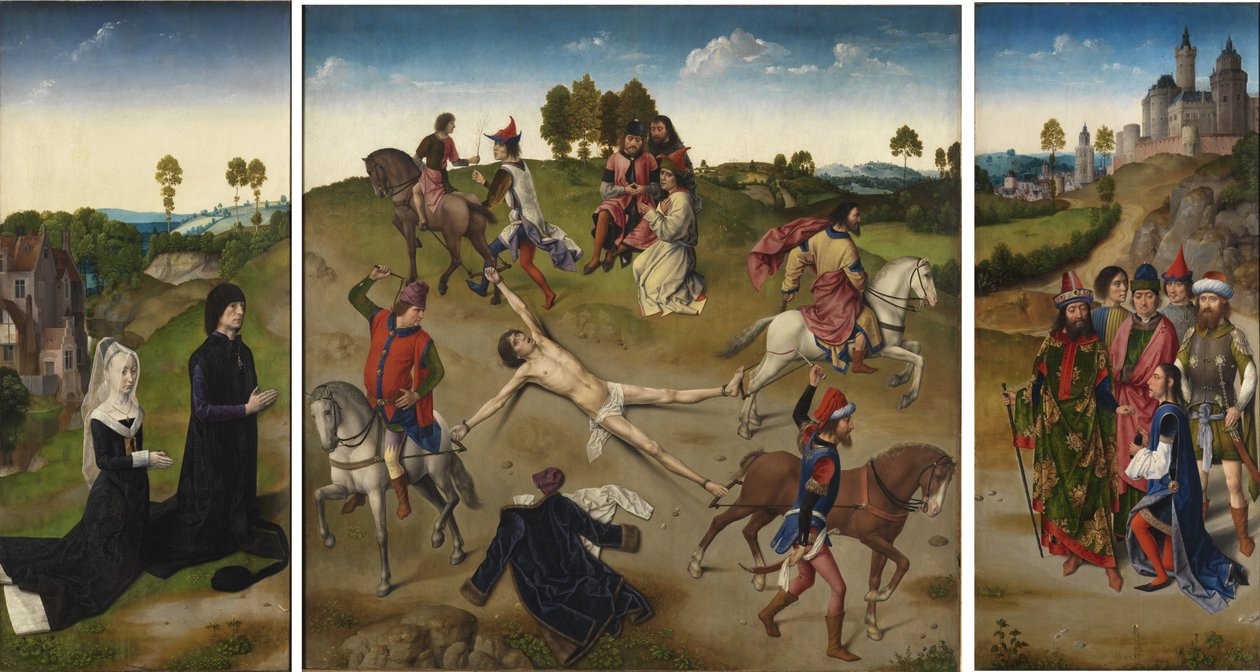 Tryptyk Św. Hipolita autorstwa Dieric Bouts