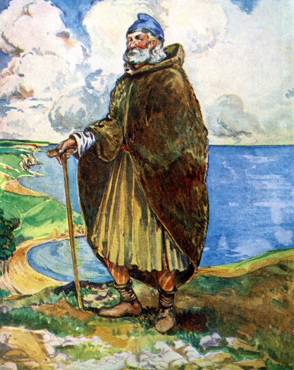 Mężczyzna s kostium w panowania Stefana (1135 -1154) autorstwa Dion Clayton Calthrop