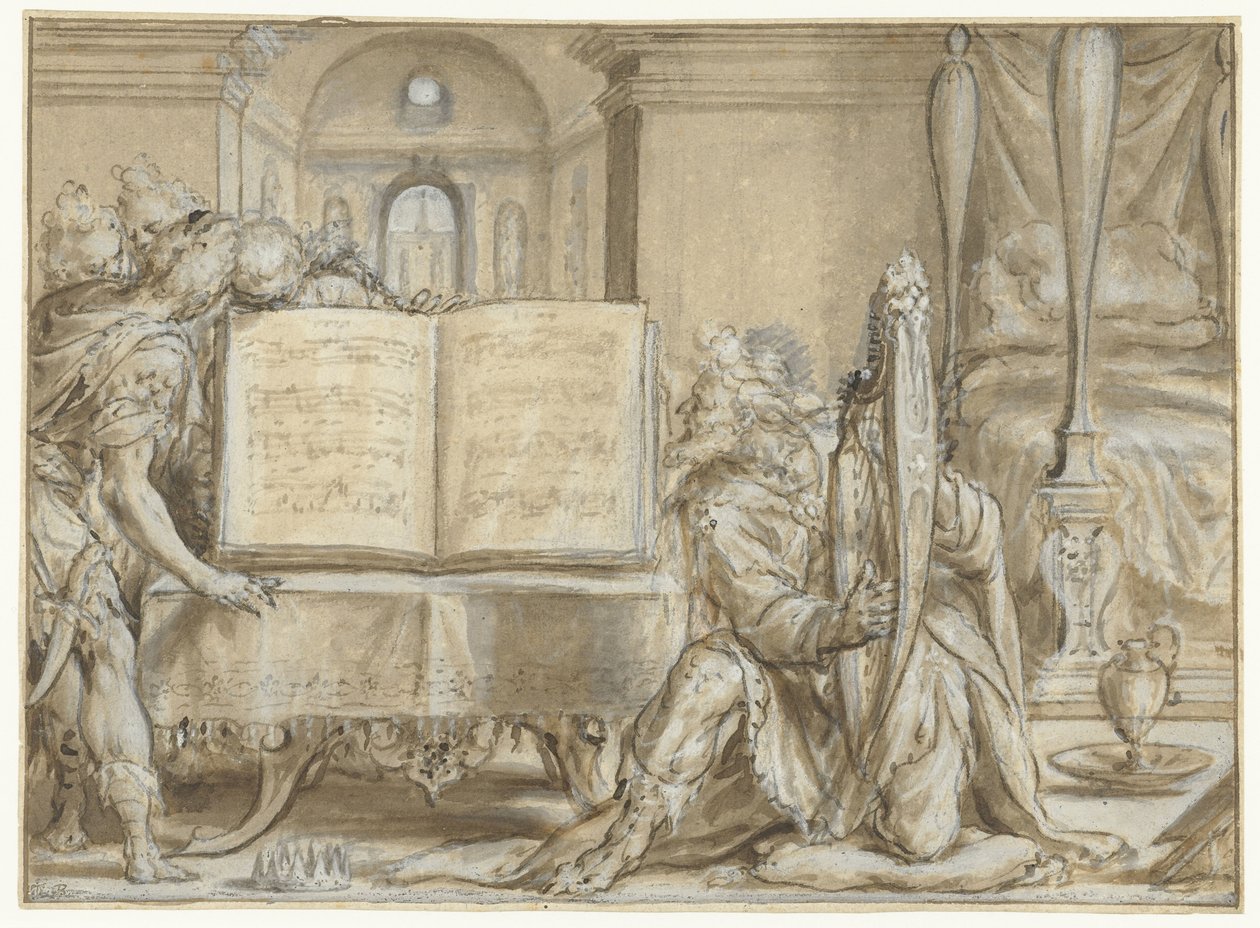 Dawid al. psalmista autorstwa Dirck Barendsz.