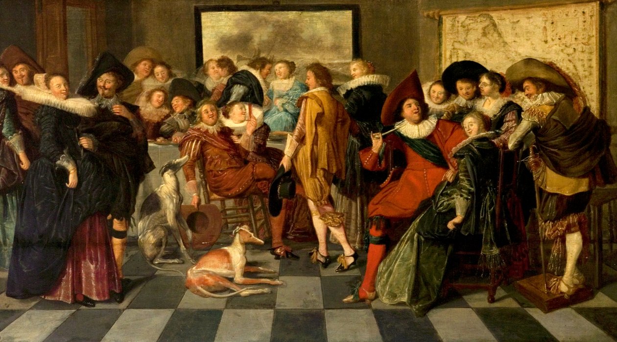 Partia holenderska, ok. 1620 autorstwa Dirck Hals