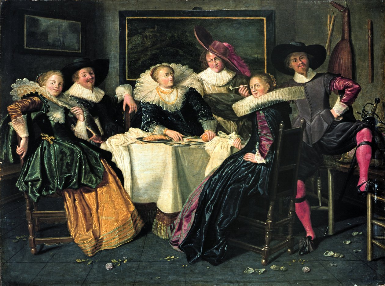Merry Company autorstwa Dirck Hals