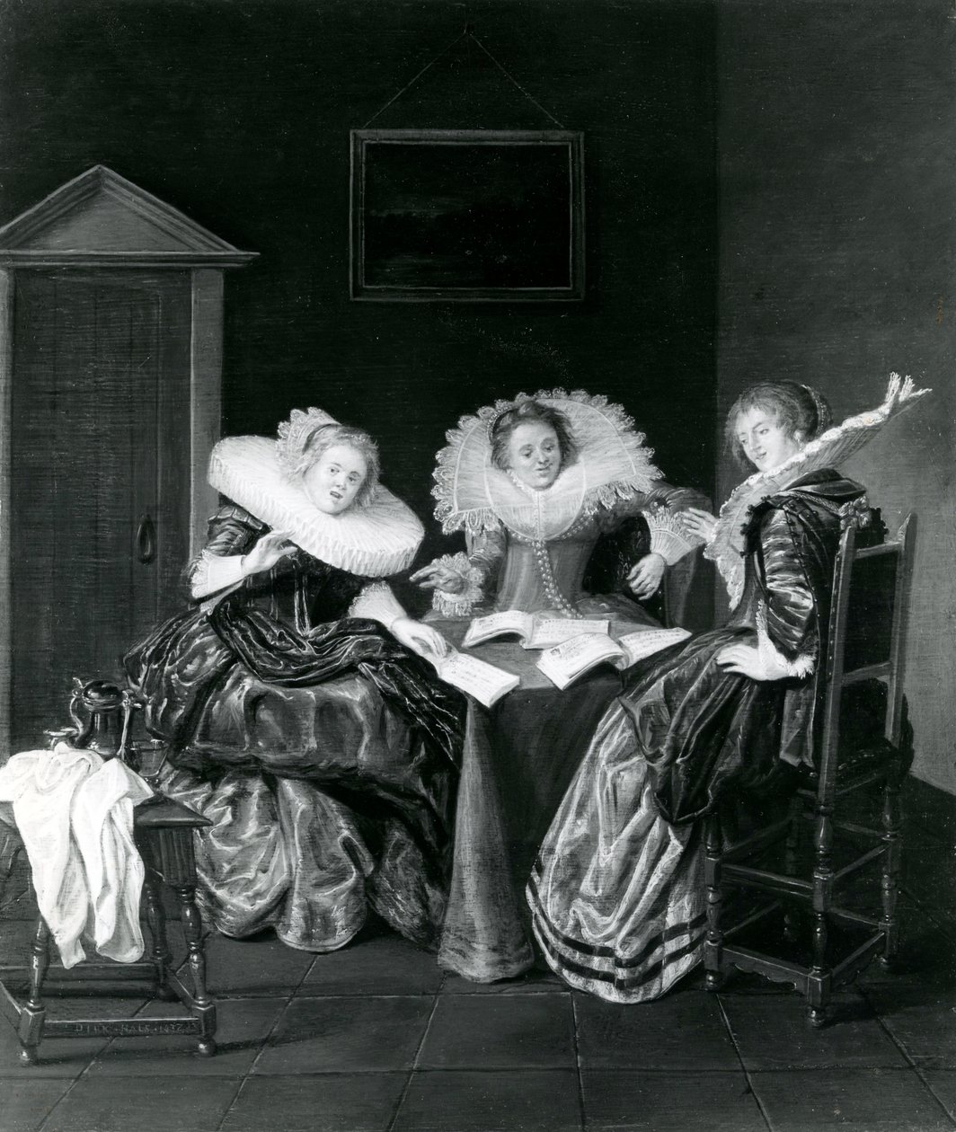 Scena muzyczna, 1637 autorstwa Dirck Hals