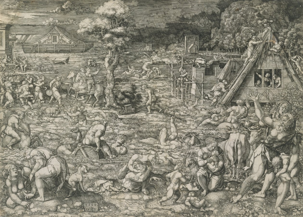 Potop, 1544. autorstwa Dirck Vellert