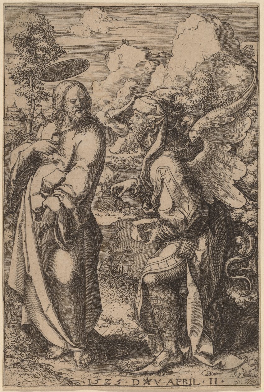 Kuszenie Chrystusa autorstwa Dirk Jacobsz Vellert