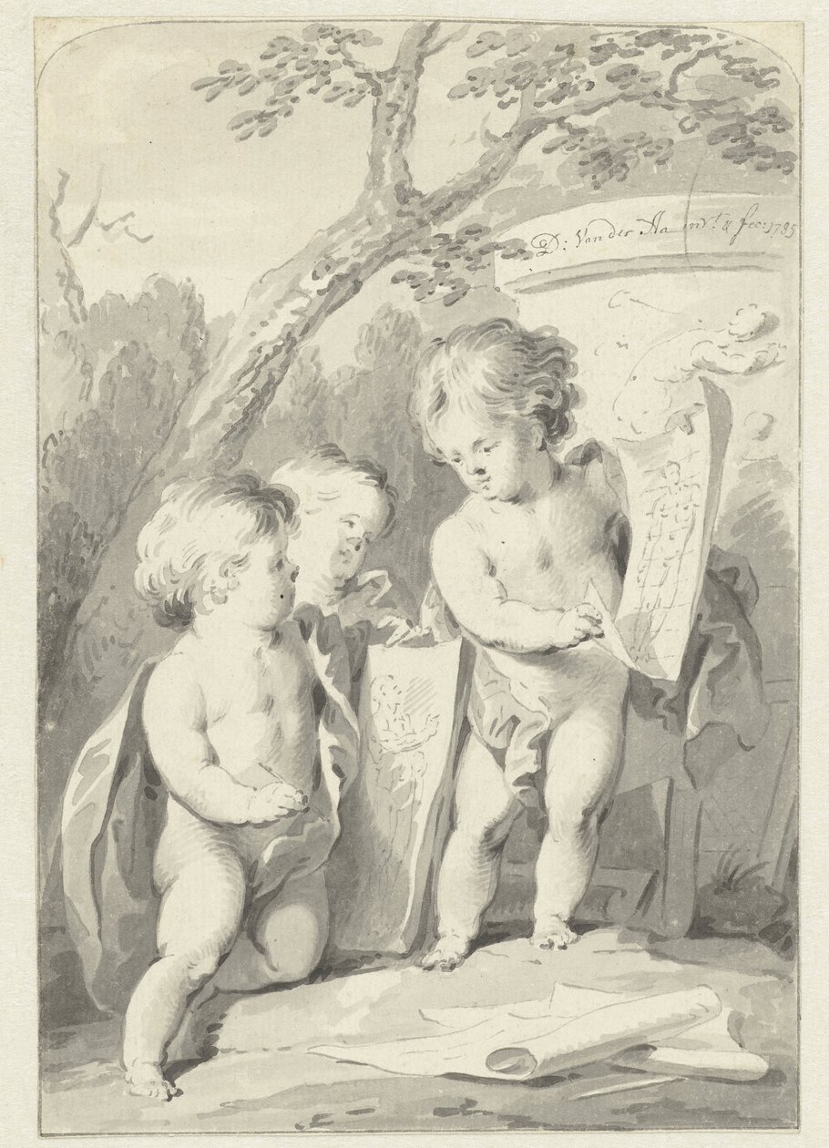 Alegoria Rysunku autorstwa Dirk van der Aa