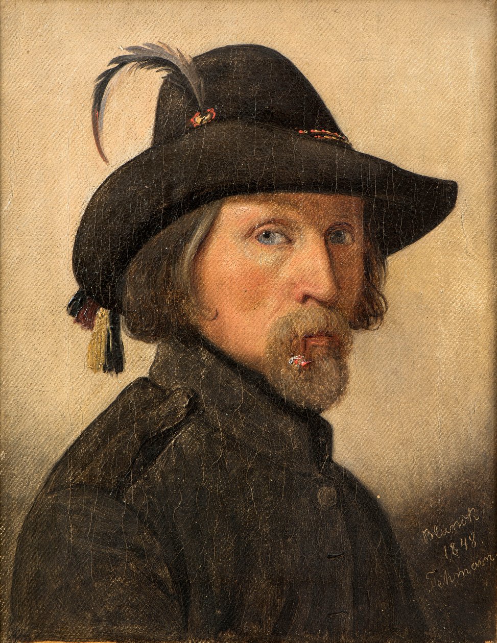 Autoportret jako legionista, 1848. autorstwa Ditlev Blunck
