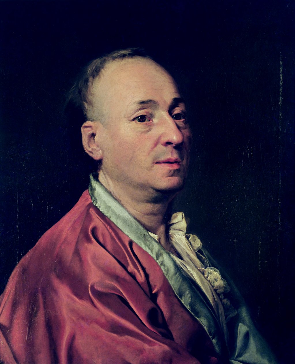 Denis Diderot (1715-84) 1773 autorstwa Dmitri Grigorievich Levitsky