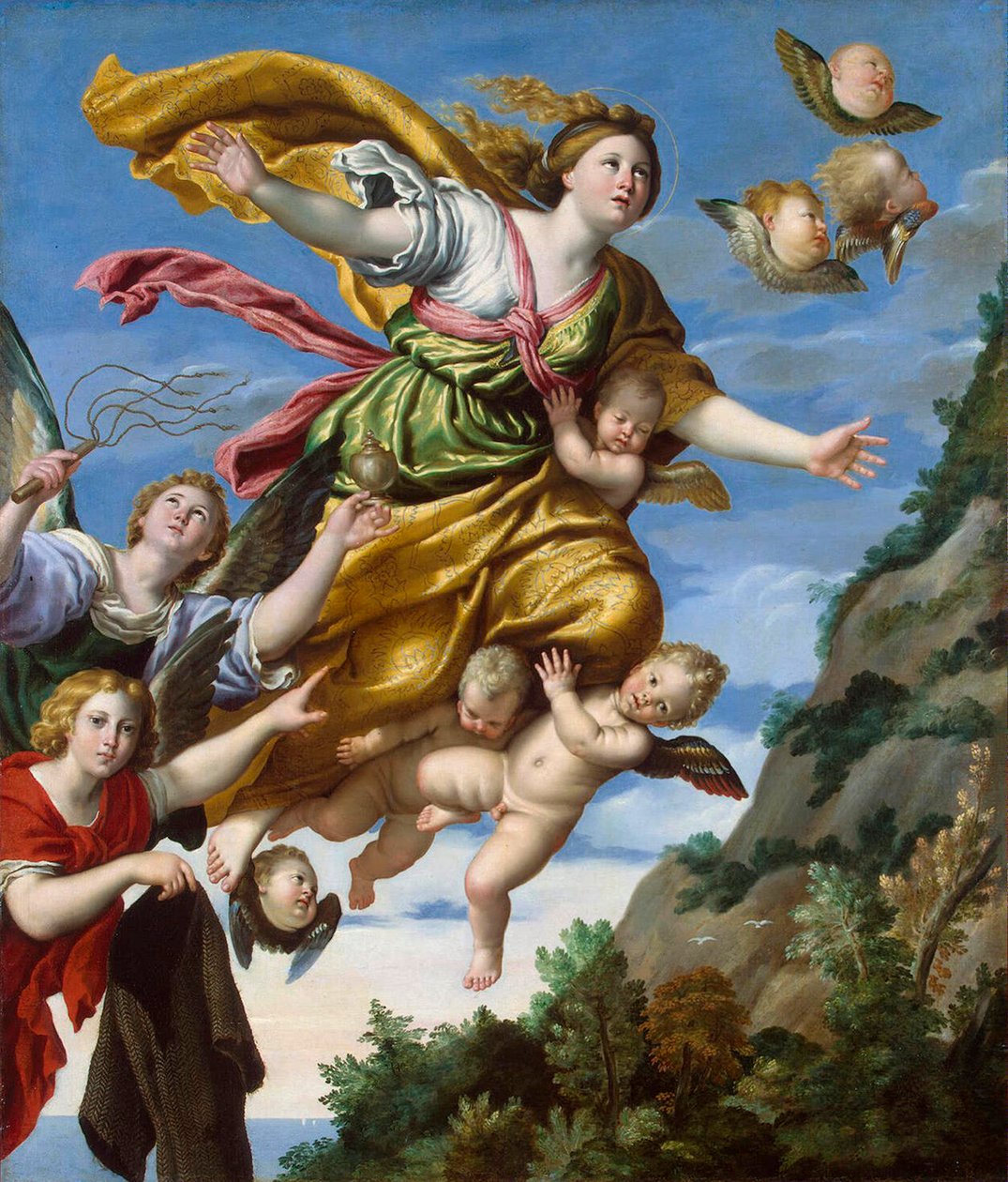 Maria Magdalena zabrana do nieba”, c1620. autorstwa Domenichino