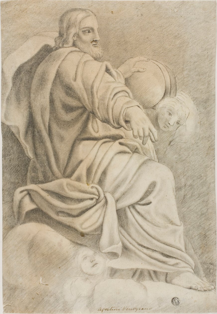 Siedzący Chrystus autorstwa Domenichino