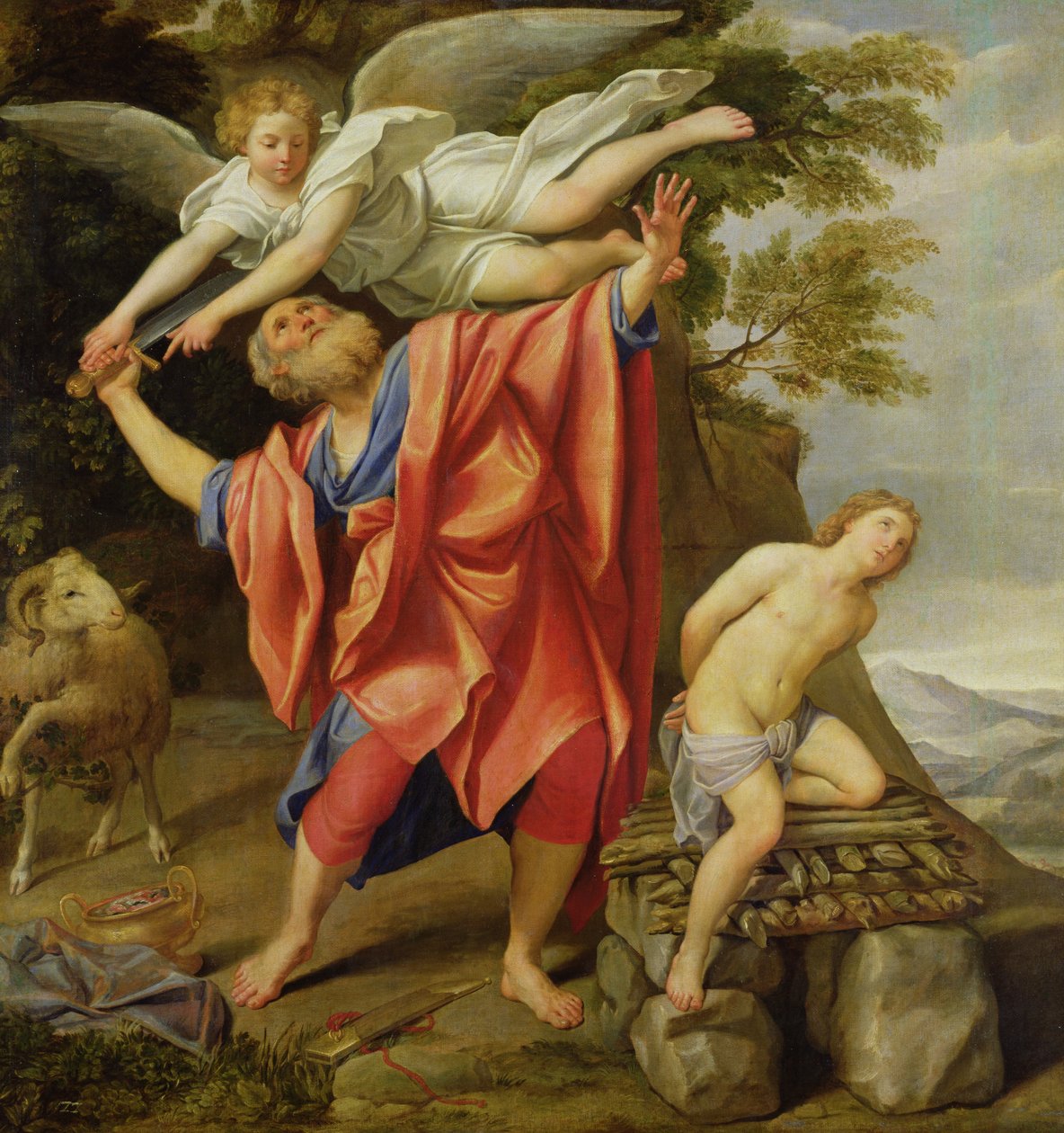 Ofiara Izaaka autorstwa Domenichino