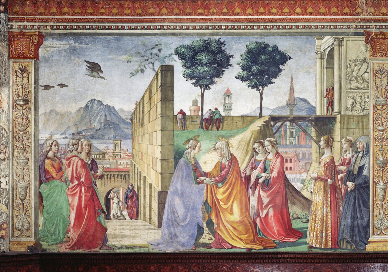 Nawiedzenie (szczegóły zob. 124356) autorstwa Domenico Ghirlandaio