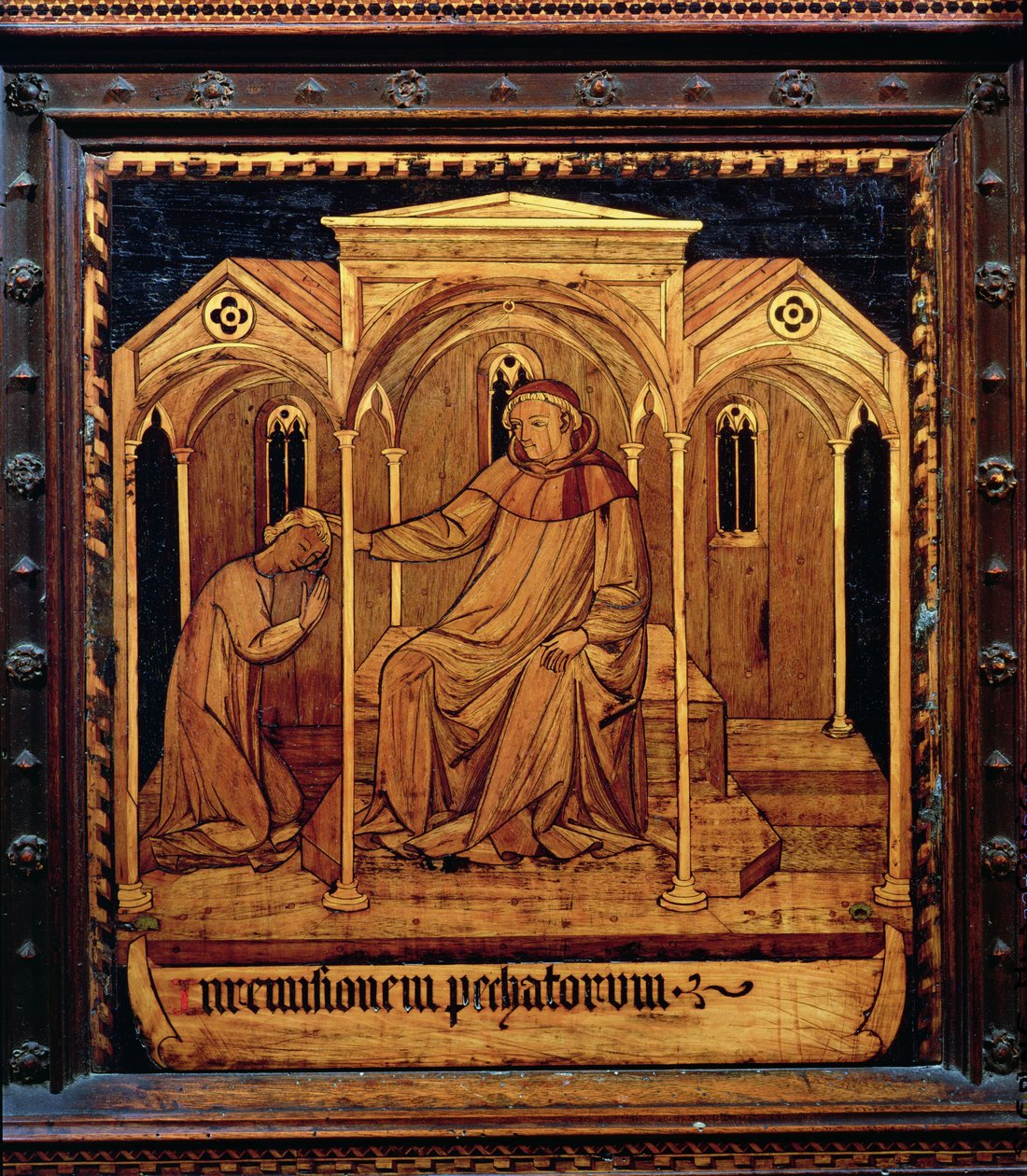 Spowiedź (drewno) autorstwa Domenico di Niccolo dei Cori