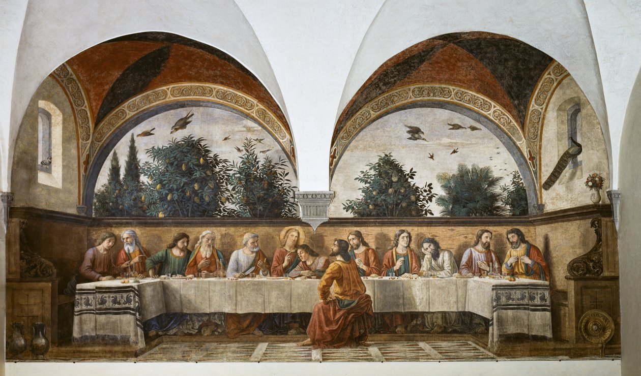 Ostatnia Wieczerza autorstwa Domenico Ghirlandaio