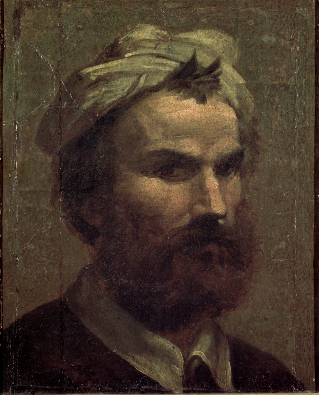 Autoportret. Obraz Domenico Beccafumi (1486-1551) autorstwa Domenico Beccafumi
