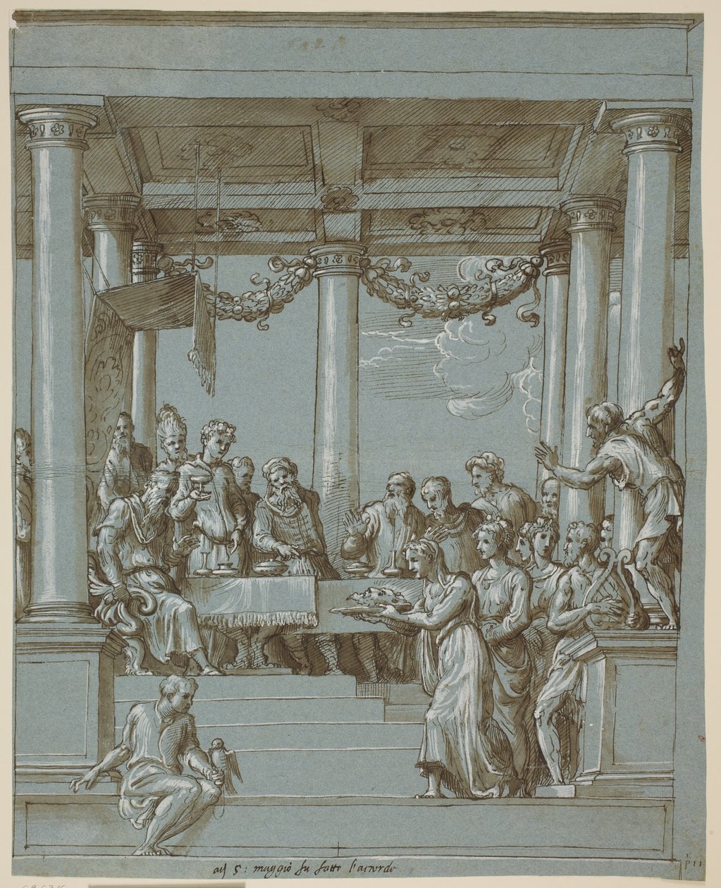 Uczta Heroda autorstwa Domenico Campagnola