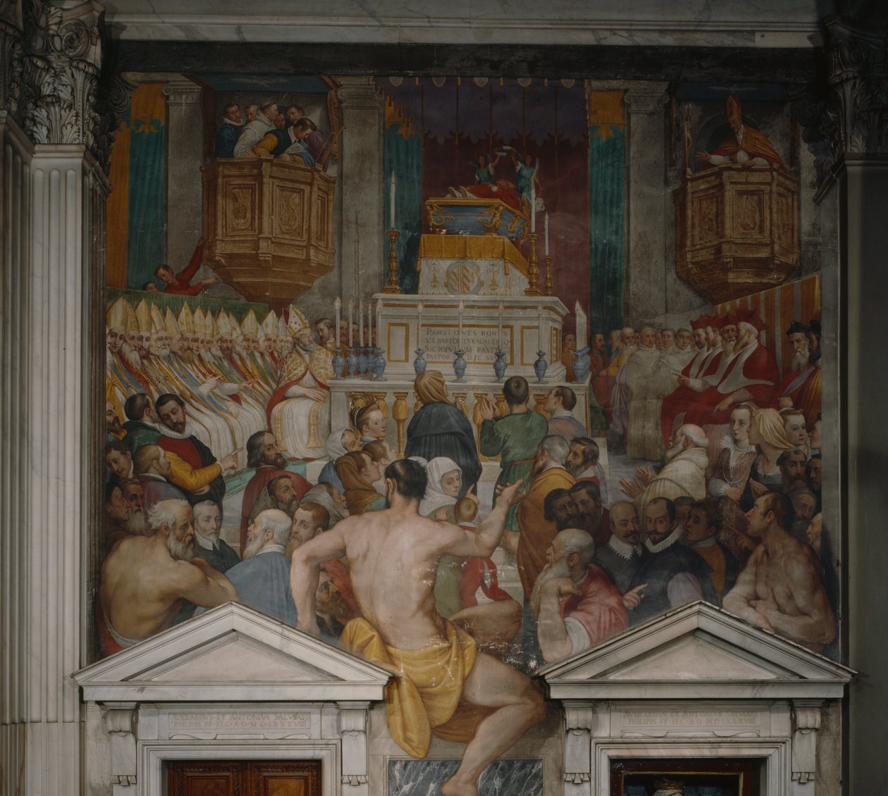 Pogrzeb św Antonina, 1589 autorstwa Domenico Cresti